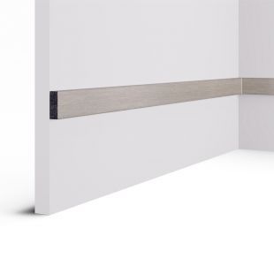 Декоративная рейка RX010-055 Платина матовая 24, 30x10x2000