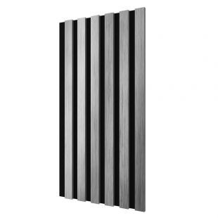 Акустическая панель Cosca 600x300x19, экополимер Хром матовый(2шт)